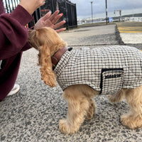 Plaid Quilted Coat